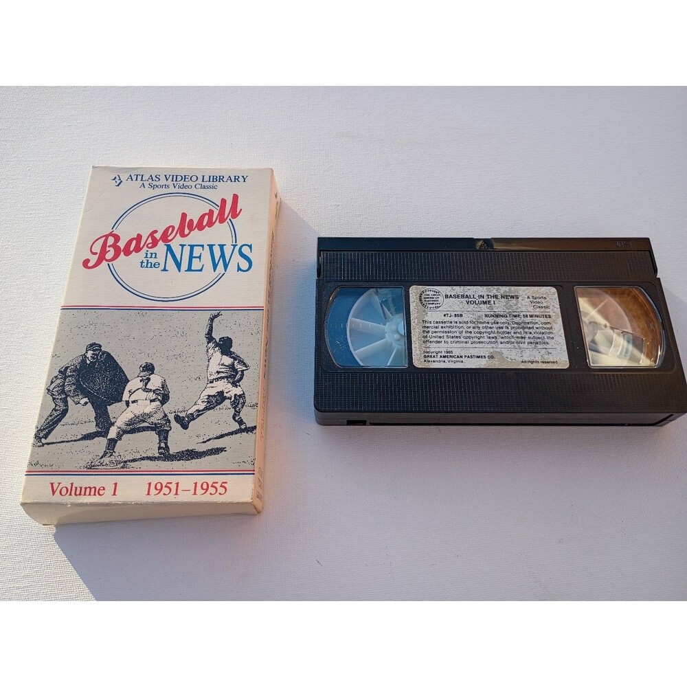 Baseball In The News VHS 1984 Sports Documentary Atlas Video Classic